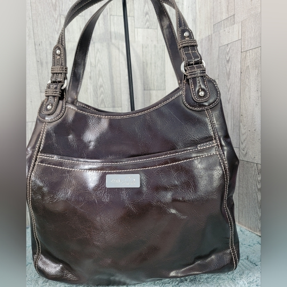 NINE & CO. NEW ~  ~Brown ~ XL Satchel ~ Shoulder Bag